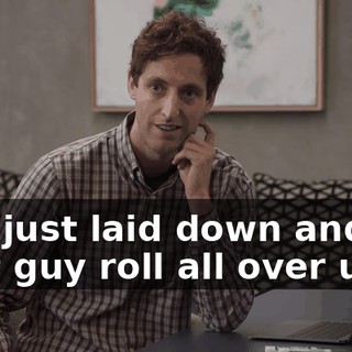 You just laid down and let that guy roll all over us.