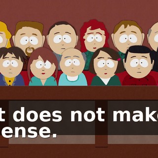 It does not make sense.