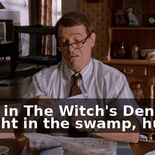 Four in The Witch's Den. Got caught in the swamp, huh?