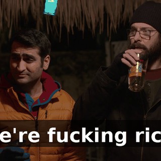We're fucking rich.