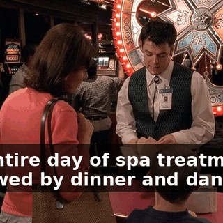 An entire day of spa treatments, followed by dinner and dancing.