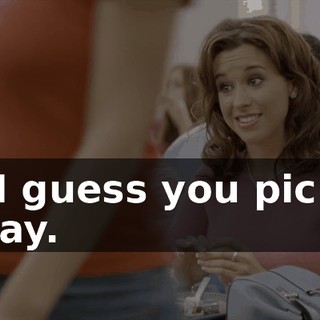So I guess you picked today.