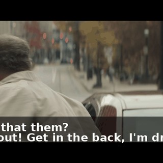 - Was that them? - Get out! Get in the back, I'm driving!
