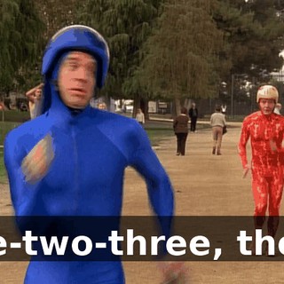 One-two-three, there.