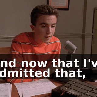 And now that I've admitted that,
