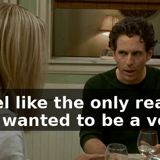 I feel like the only reason you wanted to be a vet