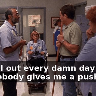 I stall out every damn day until somebody gives me a push.