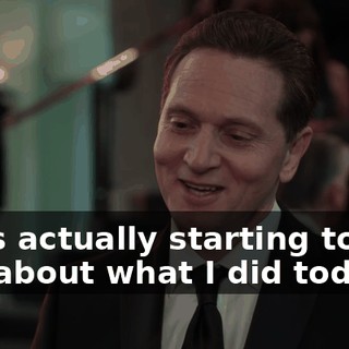I was actually starting to feel bad about what I did today.