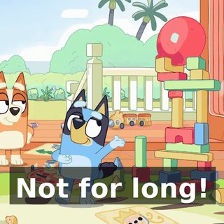 Not for long!
