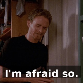 I'm afraid so.