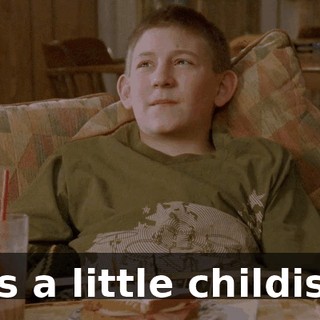 It's a little childish.