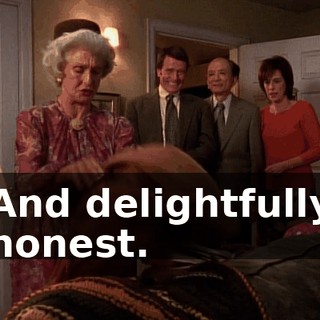 And delightfully honest.