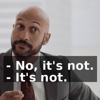 - No, it's not. - It's not.