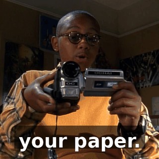 your paper.