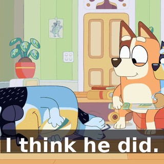I think he did.