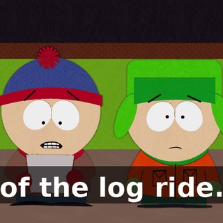 of the log ride.