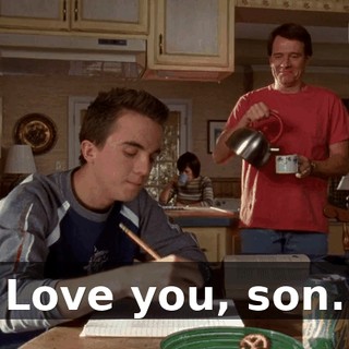 Love you, son.