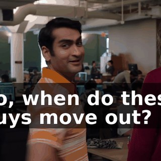 So, when do these guys move out?