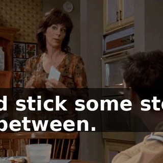 and stick some story in between.