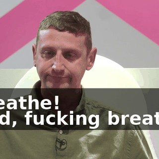 -Breathe! -Dad, fucking breathe!