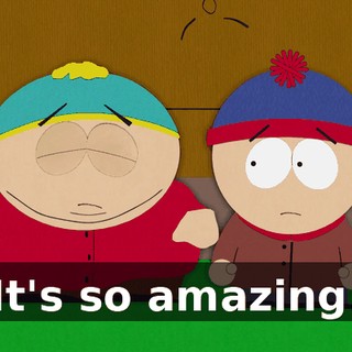 It's so amazing.