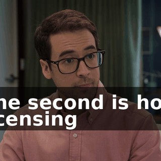 The second is how licensing