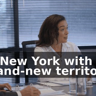 to New York with a brand-new territory.