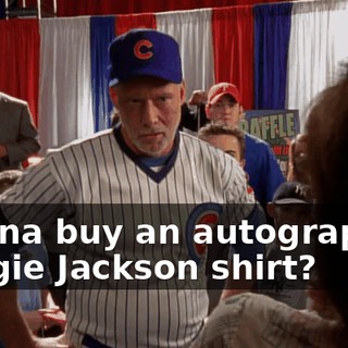 Wanna buy an autographed Reggie Jackson shirt?
