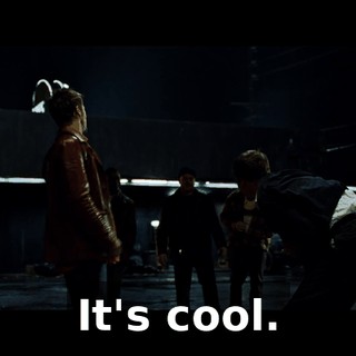 It's cool.