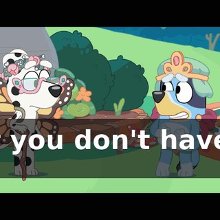 But you don't have to be.