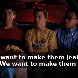 - You want to make them jealous? - No. We want to make them puke.