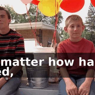 No matter how hard I tried,