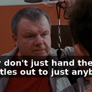 They don't just hand these whistles out to just anybody.