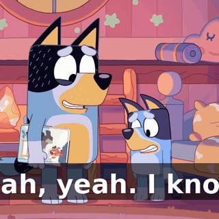 Yeah, yeah. I know.