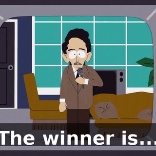 The winner is...