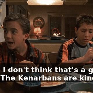 Mom, I don't think that's a good idea. The Kenarbans are kind of...