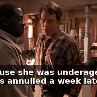 Because she was underage and it was annulled a week later.