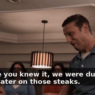 Before you knew it, we were dumping that water on those steaks.
