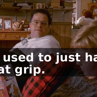 He used to just have heat grip.