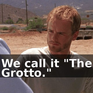 We call it "The Grotto."