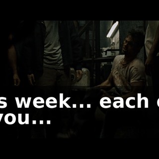 This week... each one of you...