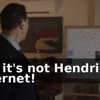 but it's not Hendrick's internet!