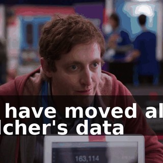 We have moved all of Melcher's data