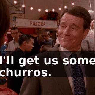 I'll get us some churros.