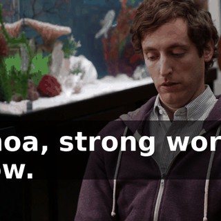Whoa, strong words. Wow.