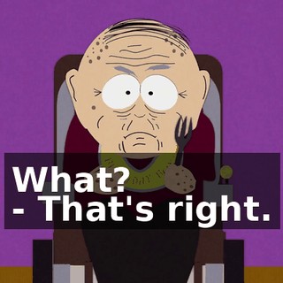 What? - That's right.