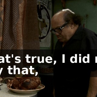 That's true, I did not say that,