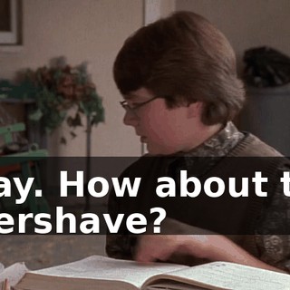 Okay. How about this aftershave?