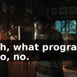 - Uh, what program? - No, no.