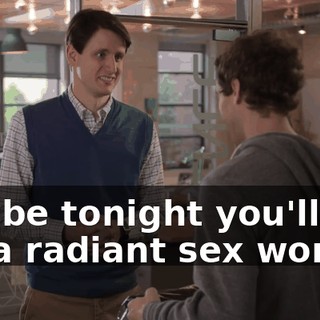 Maybe tonight you'll fall for a radiant sex worker.